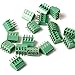 20pcs E-Simpo® 2.54mm 4P PCB Screw Mount Wire Terminal Block Connector 0.1in Pitch 24-12AWG 150V6A Rated CE Rohs (2.54mm 4P)