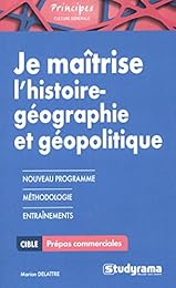 Je maitrise l'histoire-géographie et géopolitique
