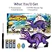 EIGELIU AOKESI Led Walking Dinosaur Toys with Roar Electronic Dino Toy & Lights Up Tyrannosaurus Toy Gift for Boys & Girls 3 4 5 6 7 Year Old Batteries Included&2 Extra Dinosaur Eggs