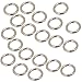 RDEXP Heavy Duty Silver Metal O Ring Buckle for Purses Bags Backpack Straps Set of 20