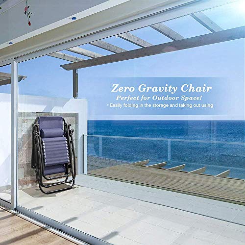 Homall Zero Gravity Chair Patio Folding Lawn Lounge Chairs ...