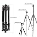 BONFOTO B690A Lightweight Aluminum Tripod Portable Travel Camera Stand with 360 Degree Ball Head and Carry Bag, Tripods for Canon Nikon Sony DSLR