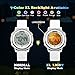 Bo Yi Kids Outdoor Sports Children's Waterproof Wrist Dress Watch With LED Digital Alarm Stopwatch Lightweight Silicone for Boy Girl - White