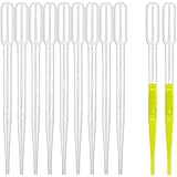 moveland 3ml Disposable Plastic Dropper Pipettes, Calibrated Dropper Suitable for Science Laboratory, DIY Art (15)
