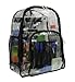 K-Cliffs Heavy Duty Clear Backpack See Through Daypack Student Transparent Bookbag Black By Praise Start
