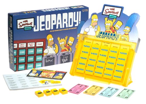 Jeopardy Game Simpsons Edition