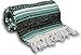 YogaAccessories Traditional Mexican Yoga Blanket - Light Green