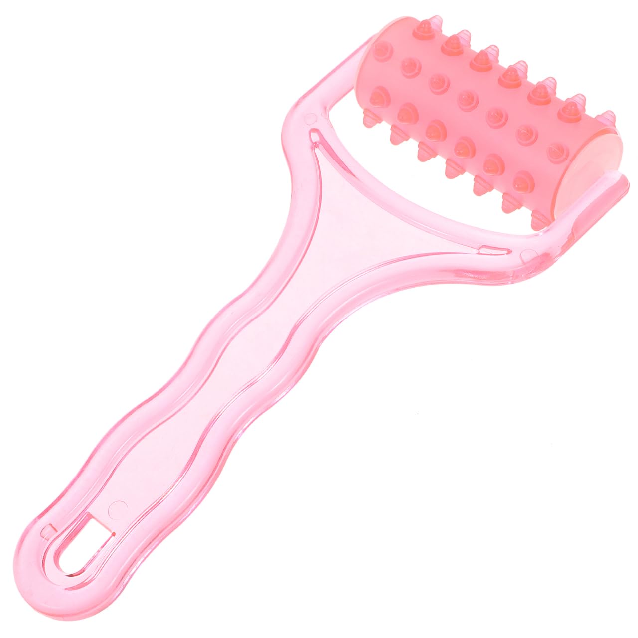 Artibetter Roller Massager for Back Neck and Body - Ergonomic Plastic Massage Roller Stick with Spiky for Muscle Relief and Skin Firming - Manual Handheld Acupressure Tool