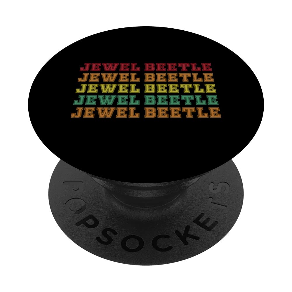 Jewel Beetle Lettering Outfit Buprestidae Bugs And Insects PopSockets Swappable PopGrip