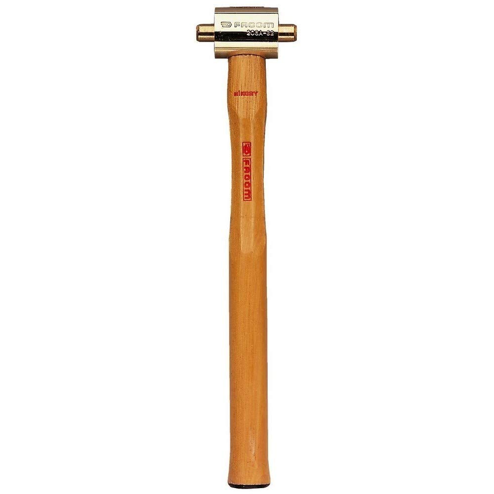 FACOM 208A.25A Series 207A-208A Mallet Tip, 25 mm Size, Brass