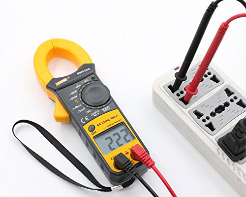 Xcellent Global Digital Clamp Meter Auto-Ranging Multimeter Electronic Measuring Instrument DIY Hand Tools with Voltage, AC Current, Diode and Resistance Test PC033