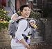 TwinGo Carrier Original Model (Grey, Green & Yellow) - Fully Adjustable Twin Baby Carrier and Separates into 2 Single Carriers for Men, Woman, Twins and Babies 10-45 lbs, Size XS-XXL