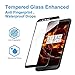 [2 Pack] OnePlus 5T Screen Protector, Fljie Full Coverage Curved Tempered Glass Screen Protector Film [HD Clear][Anti-Scratch][9H Hardness][100% Touch Sensitivity] for Oneplus 5T (Black [2 Pack])