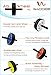 Wacces AB Roller Wheel Power - Exercise & Fitness Wheel With Easy Grip Handles Equipment For Core Training & Abdominal Workout At Home or Gym