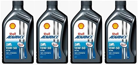 Shell Advance 4t Ultra Motorol 100 Synthetisch 1 L 4 Kanister Amazon De Auto
