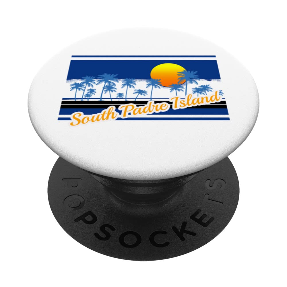 South Padre Island Retro Surf Style Vintage Beach PopSockets Swappable PopGrip