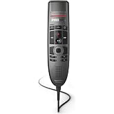 Philips SpeechMike Premium Touch Dictation USB Microphone with Integrated Barcode Scanner, Push-Button