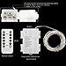 100 LED Outdoor Battery Fairy Lights with Remote & Timer - (8 Modes, Dimmable, IP65 Waterproof, 11M Copper Cable, Warm White)