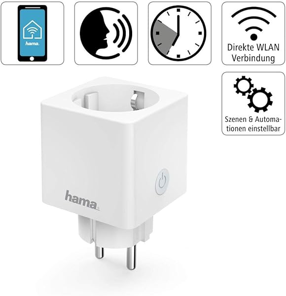 Hama 00176573 Enchufe WiFi Blanco 1 er