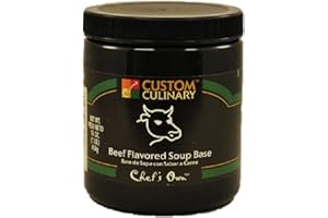CUSTOM CULINARY Beef Flavored Granules Base Green 12 Case 1 Pound