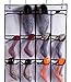 MISSLO Over The Door Organizer 24 Large Mesh Pockets for Shoes and Accessories (White)