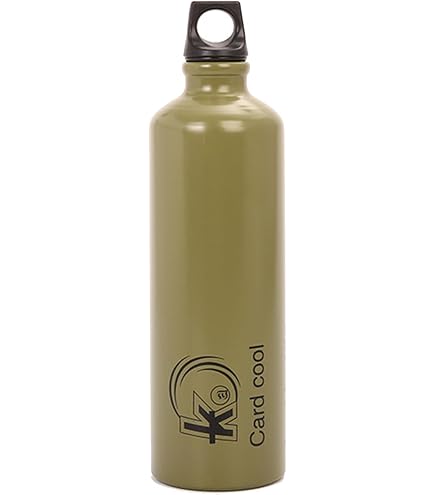 Bouteille De Carburant Portable 750 Ml - Alliage Aluminium, étanchéité Renforcée | Pour Camping, Randonnée, Moteurs