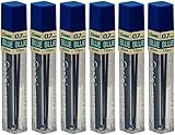 6 Tubes Pentel Ppb7 Blue .7mm Lead 72 Sticks of Blue Lead