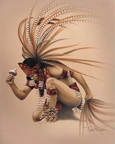 Aztec Dancer print 8x10 UNFRAMED