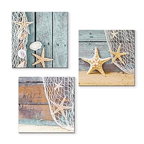 for Living Room Bedroom Home Artwork Starfish Shell...
