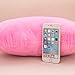 EA-STONE 30cm Multi-Colored Heart Shape Decorative Throw Pillow,Soft PP Cotton Cushion Stuffed Plush Toy for Sofa Office Home Decor Best Gift for Woman Girl (Pink)
