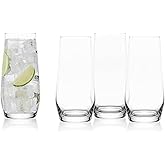 Mikasa Samantha Highball Tumbler Beverage Glass, Set Of 4, 19 Ounce