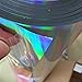 HOHOFILM 50cmx30cm Colorful Laser Holographic Heat Transfer Vinyl HTV Rainbow Color Heat Press Paper for DIY Clothes T-Shirt Hot Stamping Film 20