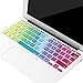 MOSISO Protective Pattern Keyboard Cover Skin Compatible with MacBook Air 11 inch (Models: A1370 & A1465), Blue & Pink