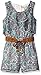 Speechless Girls' Chiffon Belted Romper