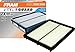 FRAM Extra Guard CA9525 Replacement Engine Air Filter for Select Kia Sorento Models, Provides Up to 12 Months or 12,000 Miles Filter Protection
