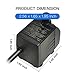 Simple Deluxe LGPUMP120G 80 GPH Submersible Water Pump with 6' Cord and 2 Threaded Nozzles for Fountains, Ponds, Aquariums, Black