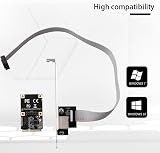 Durratou 2.5G Gigabit Mini PCIe Ethernet Network Card Desktop RJ45 LAN Adapter view 3