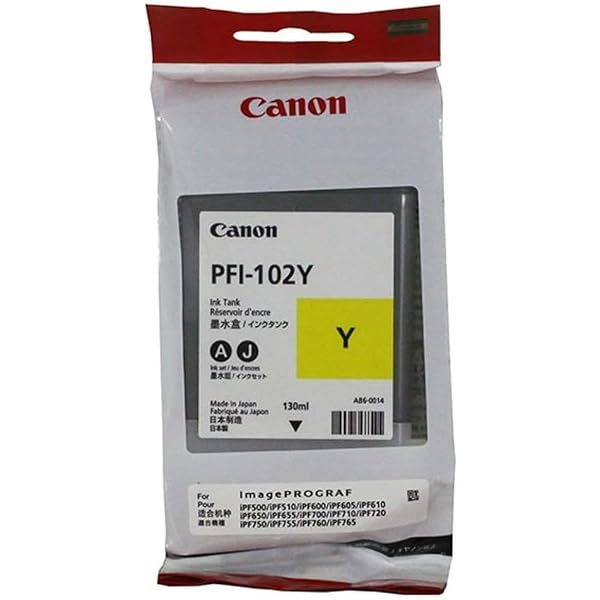 Amazon.com: Canon PFI-102BK 0895B001 IPF500 IPF510 IPF600 IPF605