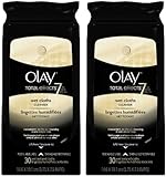 Olay Total Effects Wet Cleansing Cloths - 30 ct - 2 pk