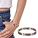 Rainso Mens Womens Magnetic Copper Bracelets for Arthritis Wristband Adjustable