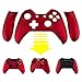 eXtremeRate® Soft Touch Red Front Shell Face Plate with Left Right Panel Handle Side Rails for Xbox One Standard and W/3.5mm Headset Jack Controller