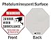 WISLIFE 24 Hour Video Surveillance Sign - This Area Under Video Surveillance Sign, ONE Piece, Glow in The Dark No Trespassing Video Surveillance Sign, 12