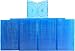 (100) Empty Standard DOUBLE Blue Replacement Boxes / Cases for Blu-Ray Disc Movies #BR2R12BL