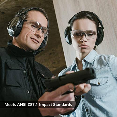 AntiFog Shooting Glasses ANSI Z87.1 Eye Protection for Indoor