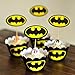 Astro shop Batman Cupcake Wrappers with Picks for Cake & Themed Party Decoration Cupcake Favor Supplies