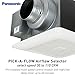 Panasonic WhisperGreen Select Dual Speed Ceiling Mount Exhaust Fan, Customizable, 30 to 110 CFM, FV-0511VKS2