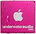 Underwater Audio 100% Waterproofing compatible with iPod Shuffle, Swimbuds Flip, AquaGuard, and Fitgoo (Hot Pink)