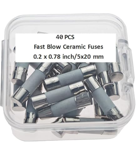 RO55 Keramiksicherung 2A 250V - 100 Stück 5x25mm Sicherungsrohre