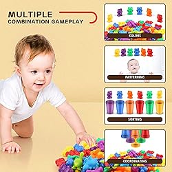 Counting Bears Toys for Toddlers 4 Year Old
