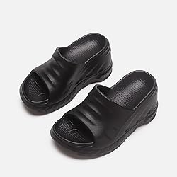 Arqa Marshmallow Wedge Sandals for Women Open Toe